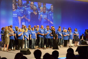 Foto von der Mitsing-Aktion